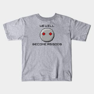 NieR Automata We Will Become As Gods 8-Bit Pixel Art Kids T-Shirt